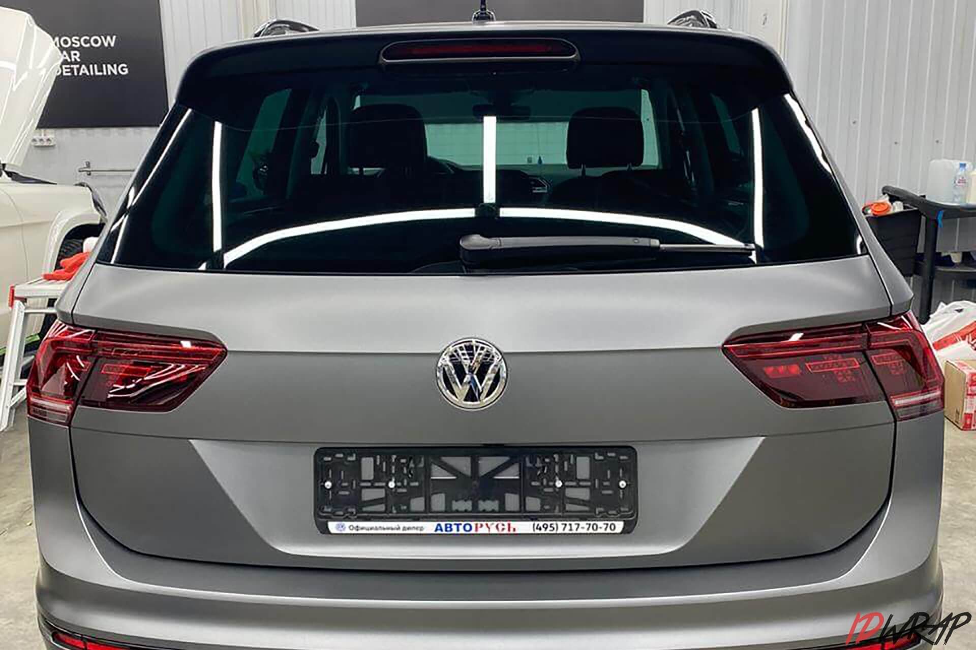 Оклейка VW tiguan пленкой+антихром